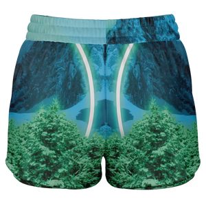 Minty Wonderland Women's 2-in-1 Shorts