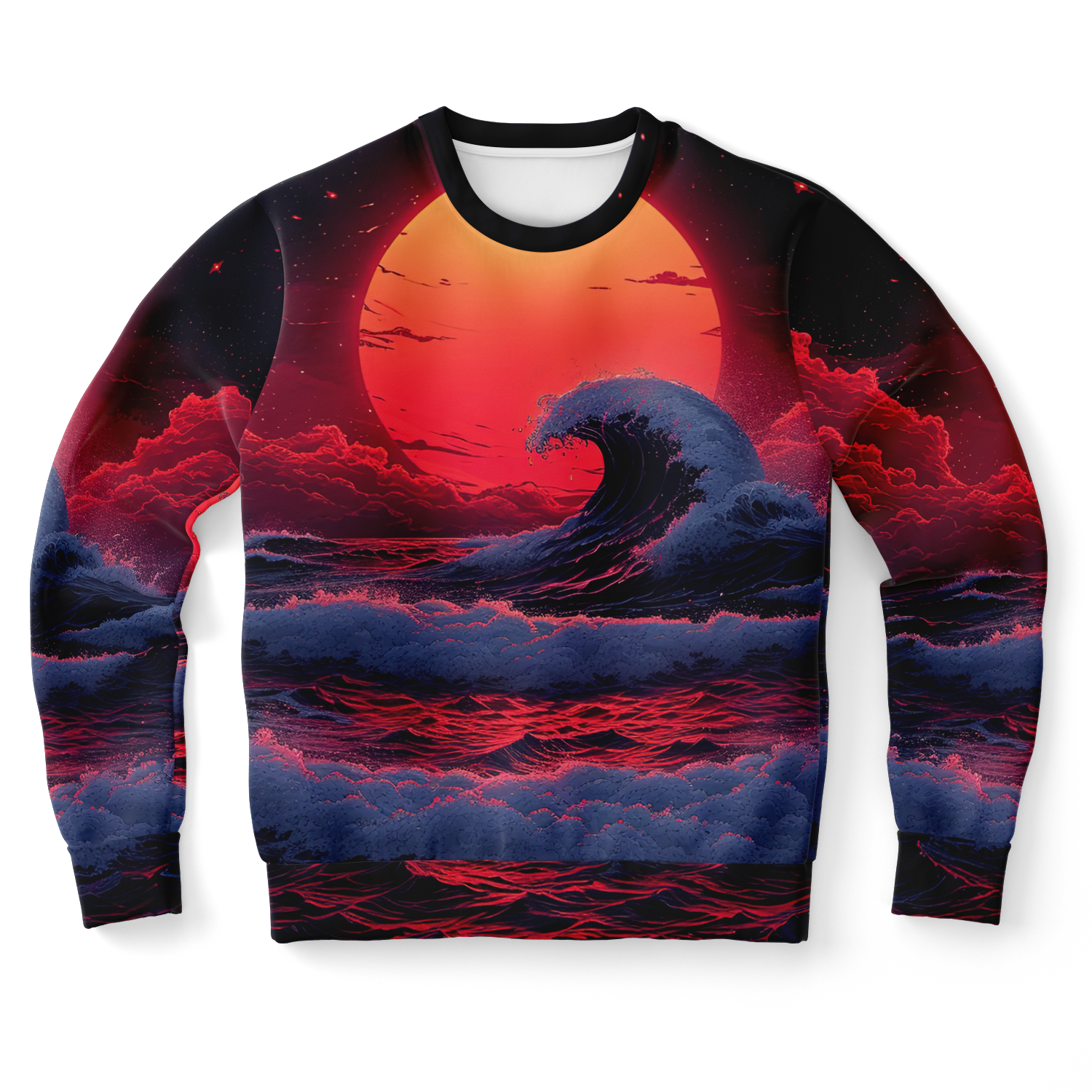 The Synthwave off Kanagawa Sweatshirt
