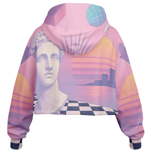 Corinthian Cropped Hoodie