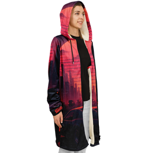 Nightfall Zip Up Cloak (White Fur)
