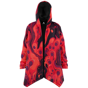 Scarlet Fusion Cloak (Black Fur)
