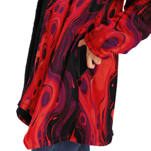 Scarlet Fusion Cloak (Black Fur)