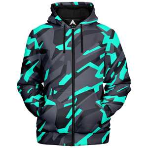 Cyber-Tech Sherpa Hoodie (Black Fur)