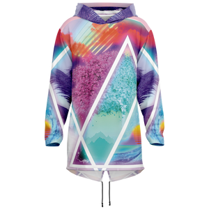 Dimensions Collide Longline Hoodie