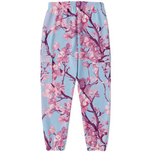 Cherry Blossom Cargo Sweatpants