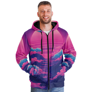 Duskwave Sherpa Hoodie