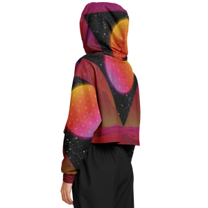 Desert Continuum Cropped Hoodie