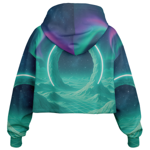Astral Gateway Cropped Hoodie