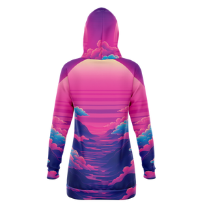Duskwave Hoodie Dress