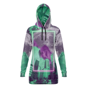 City of Radiance Hoodie Dress