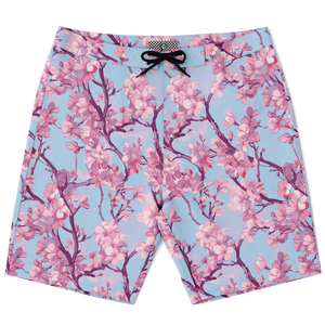 Cherry Blossom Board Shorts
