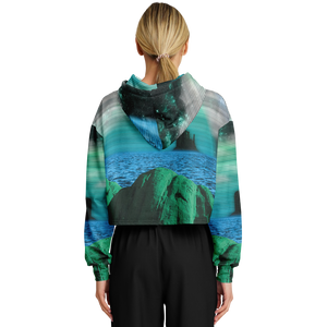 Emerald Canyon Cropped Hoodie