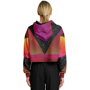 Desert Continuum Cropped Hoodie