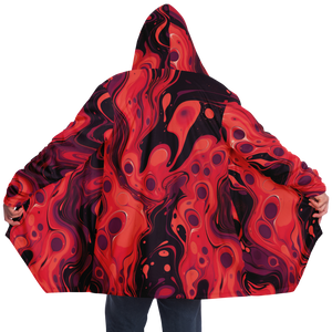 Scarlet Fusion Cloak (Black Fur)