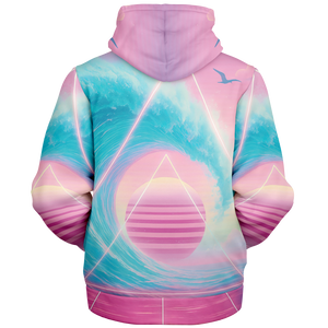 Grid Tide Sherpa Hoodie