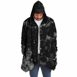 Dark Matter Cloak (Black Fur) - Festival Clothing, Rave Outfits, EDM Gear