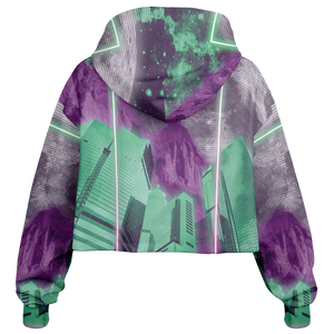 City of Radiance Cropped Hoodie