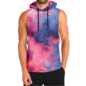 Quantum Tides Sleeveless Hoodie