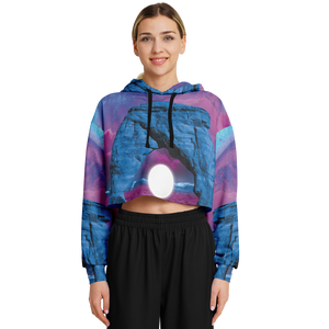 The Visitor Cropped Hoodie