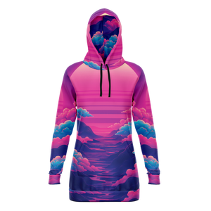Duskwave Hoodie Dress