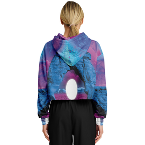 The Visitor Cropped Hoodie