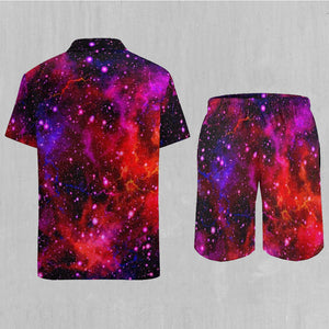 Electric Galaxy Men's Beach Set