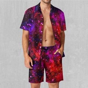 Electric Galaxy Men's Beach Set