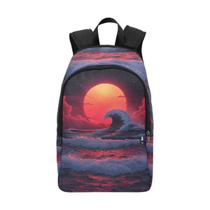 The Synthwave off Kanagawa Adventure Backpack