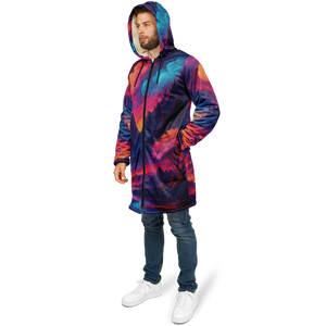 Spectral Heights Zip Up Cloak (White Fur)