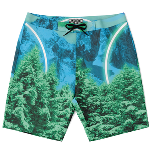 Minty Wonderland Board Shorts