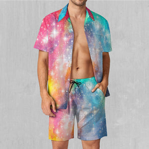 Fire and Ice Galaxy Men's Beach Set