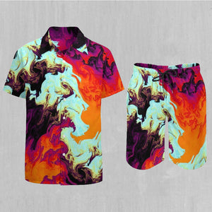 Lava Bath Men's Beach Set