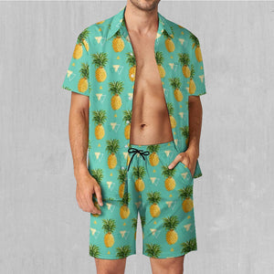 Pineapples Men's Beach Set