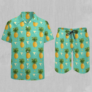 Pineapples Men's Beach Set