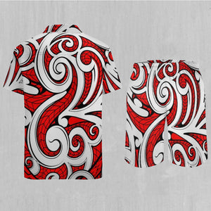 Polynesian Warrior Men's Beach Set