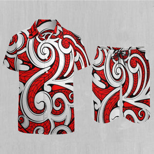 Polynesian Warrior Men's Beach Set