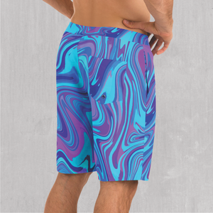 Vapor Drip Board Shorts - Festival Clothing, Rave Outfits, EDM Gear
