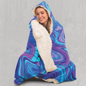 Vapor Drip Hooded Blanket - Festival Clothing, Rave Outfits, EDM Gear