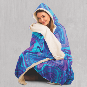 Vapor Drip Hooded Blanket - Festival Clothing, Rave Outfits, EDM Gear