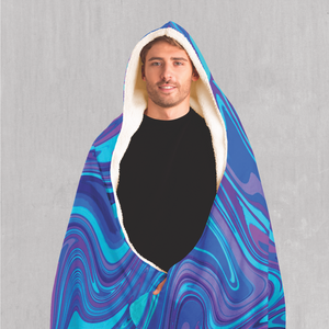 Vapor Drip Hooded Blanket - Festival Clothing, Rave Outfits, EDM Gear