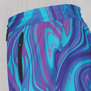 Vapor Drip Men's 2 in 1 Shorts - Festival Clothing, Rave Outfits, EDM Gear