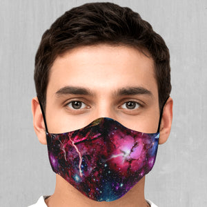 Galaxies Collide Face Mask