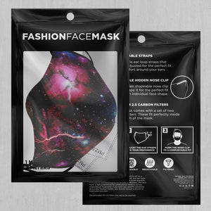 Galaxies Collide Face Mask