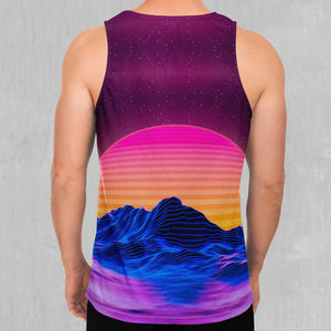 Radial Glow Men's Tank Top