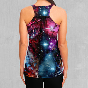 Galaxies Collide Women's Tank Top