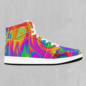 Acid Pool High Top Sneakers