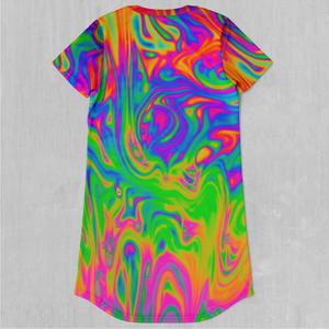 Acid Pool T-Shirt Dress