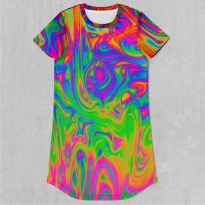 Acid Pool T-Shirt Dress