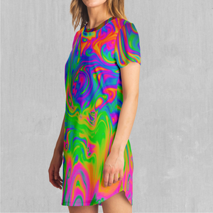 Acid Pool T-Shirt Dress