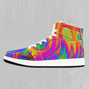 Acid Pool High Top Sneakers
